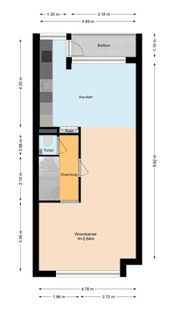 Gordonstraat 13A, 3117 MP Schiedam - Eerste woonlaag.jpg