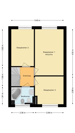 Banjohof 3, 2992 NA Barendrecht - Eerste verdieping.jpg