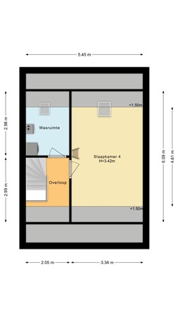 Banjohof 3, 2992 NA Barendrecht - Tweede verdieping.jpg