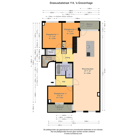 Sneeuwbalstraat 114, 2565 WE The Hague - 