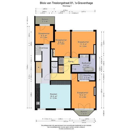 Blois van Treslongstraat 81, 2581 VX The Hague - 