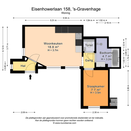 Eisenhowerlaan 158, 2517 KP Den Haag - Plattegrond_Eisenhowerlaan158_s-Gravenhage_01.png