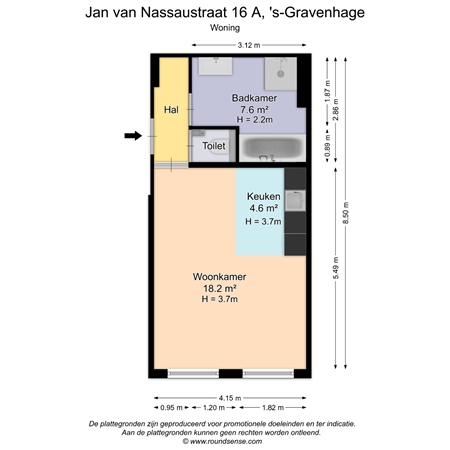 Jan van Nassaustraat 16A, 2596 BT The Hague - 