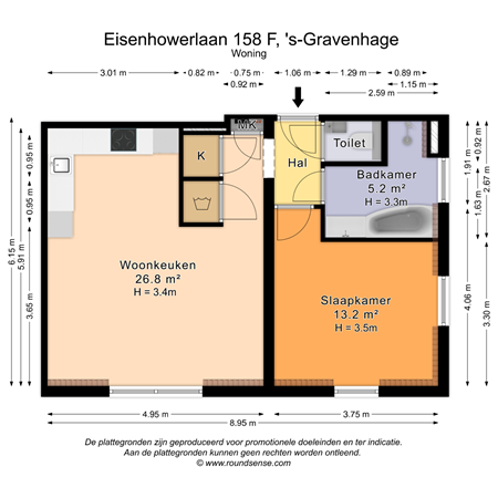Eisenhowerlaan 158F, 2517 KP Den Haag - Plattegrond_Eisenhowerlaan158_F_s-Gravenhage_01.png