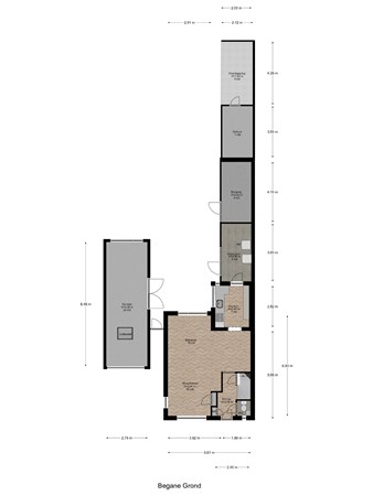 Floorplan - Karel Doormanstraat 28, 3861 GC Nijkerk