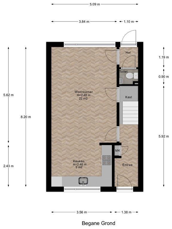 mediumsize floorplan