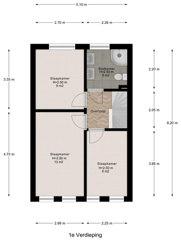 mediumsize floorplan