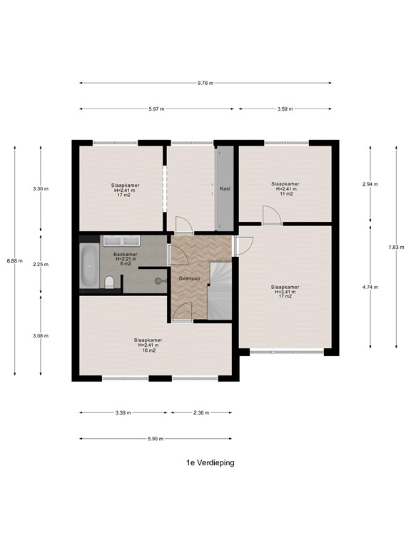 mediumsize floorplan