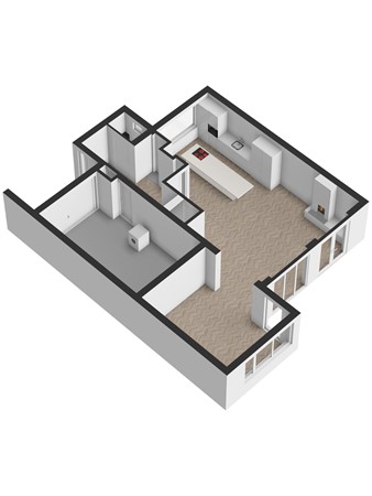 Floorplan - Frankendaal 6, 6715 JK Ede