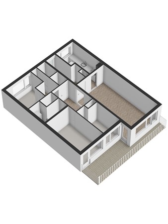 Floorplan - Van Oldenbarneveltstraat 424, 3862 SP Nijkerk