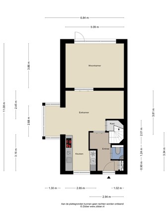 Floorplan - De Boomgaard 9, 3861 TB Nijkerk