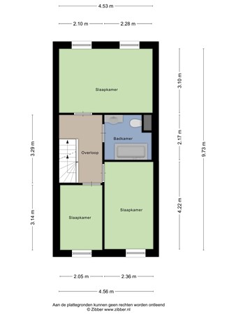 Floorplan - Galjoen 22, 3863 EK Nijkerk
