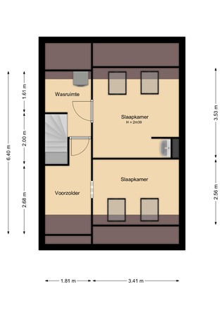 Rozenwerf 178, 1355 AS Almere - PG_2D_TweedeVerdieping.jpg