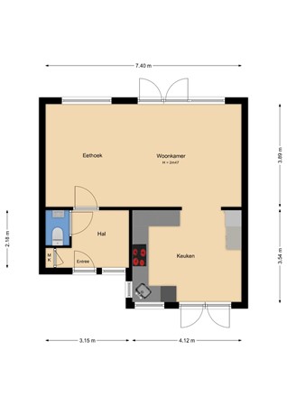 Jarenweg 45, 1335 CE Almere - PG_2D_BeganeGrond.jpg