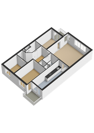 Meerstraat 82, 1353 AZ Almere - Tweede verdieping - 3D.png