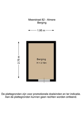 Meerstraat 82, 1353 AZ Almere - Berging - 2D.jpg