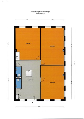 Ambachtsweg 8, 3953 BZ Maarsbergen - 8a plattegrond beganegrond.jpg