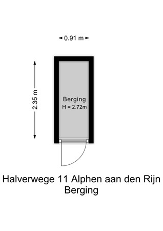Halverwege 11, 2402 NK Alphen aan den Rijn - Berging - 2D.jpg