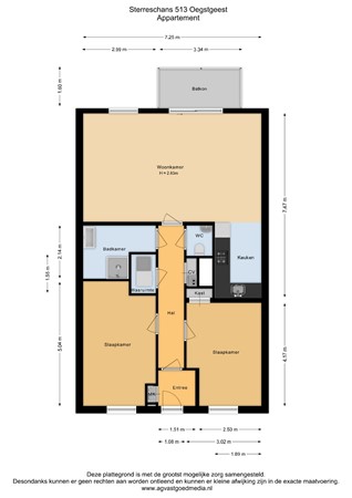 Sterreschans 513, 2342 BS Oegstgeest - Appartement - 2D.jpg