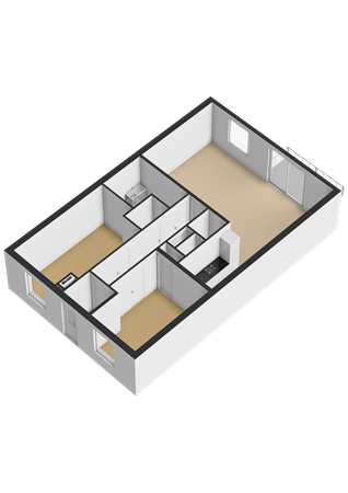 Sterreschans 513, 2342 BS Oegstgeest - Appartement - 3D.png