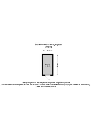 Sterreschans 513, 2342 BS Oegstgeest - Berging - 2D.jpg