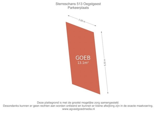 Sterreschans 513, 2342 BS Oegstgeest - Parkeerplaats - markings.jpg