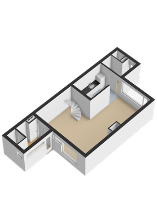 Coornhertdreef 26, 2353 CE Leiderdorp - Begane grond - 3D.png