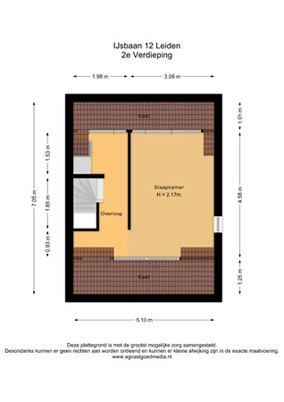 IJsbaan 12, 2331 ES Leiden - 2e Verdieping - 2D.jpg