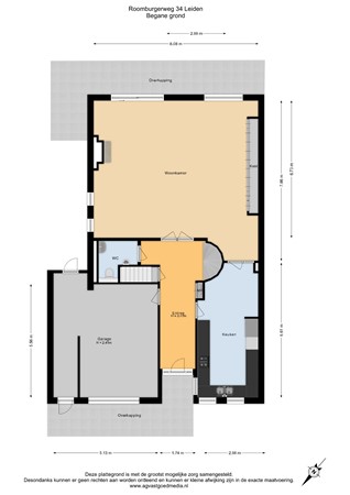 Roomburgerweg 34, 2314 XN Leiden - Begane grond - 2D.jpg