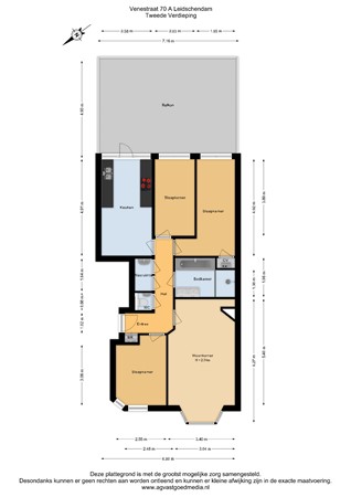 Venestraat 70A, 2266 BB Leidschendam - Tweede Verdieping - 2D.jpg