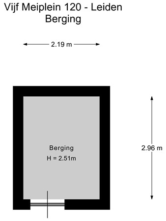 Vijf Meiplein 120, 2321 BS Leiden - Berging Vijf Meiplein 120 Leiden.jpg