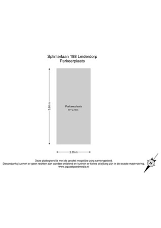 Splinterlaan 188, 2352 TP Leiderdorp - Parkeerplaats - 2D.jpg