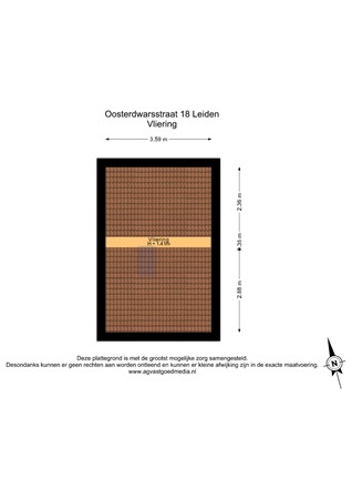Oosterdwarsstraat 18, 2315 LS Leiden - Vliering - 2D.jpg