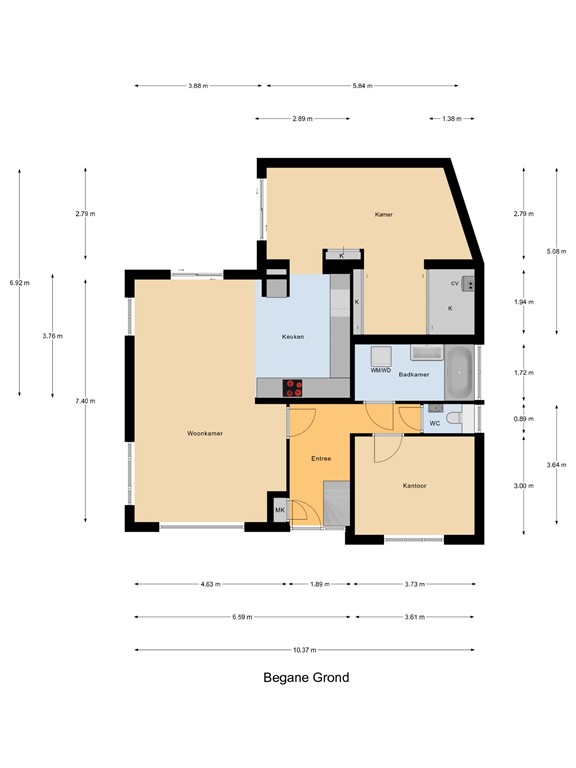 mediumsize floorplan