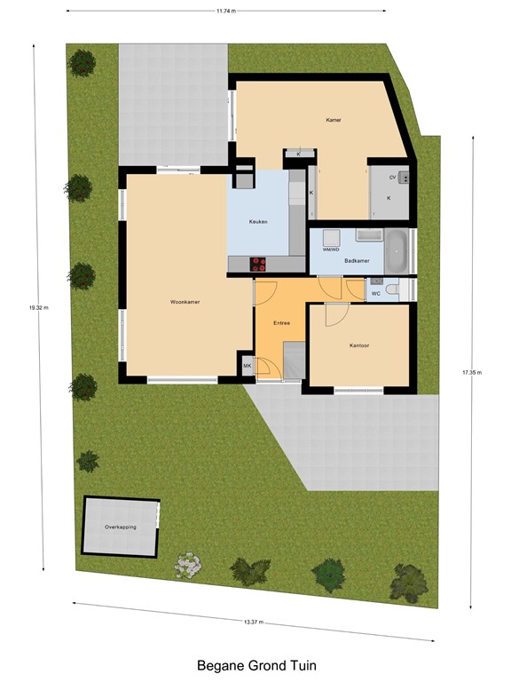 mediumsize floorplan