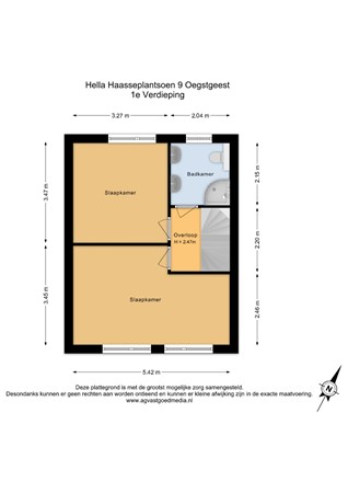 Hella Haasseplantsoen 9, 2343 KR Oegstgeest - 1e Verdieping - 2D.jpg