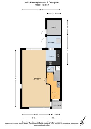 Hella Haasseplantsoen 9, 2343 KR Oegstgeest - Begane grond - 2D.jpg