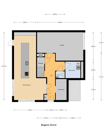Voerstraat 16, 2353 NS Leiderdorp - Begane_Grond.jpg