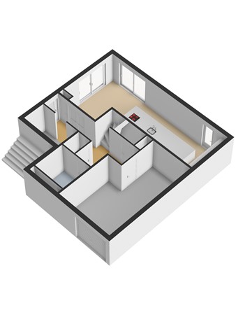 Voerstraat 16, 2353 NS Leiderdorp - 3D_Begane_Grond.jpg