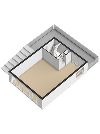 Voerstraat 16, 2353 NS Leiderdorp - 3D_1e_Verdieping.jpg