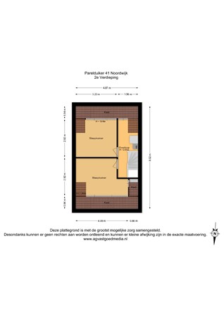 Parelduiker 41, 2201 XE Noordwijk - 2e Verdieping - 2D.jpg