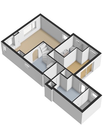 Pastoor van der Plaatstraat 101, 2375 AK Rijpwetering - 3D_Begane_Grond.jpg
