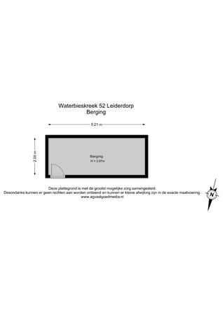 Waterbieskreek 52, 2353 JH Leiderdorp - Berging - 2D.jpg