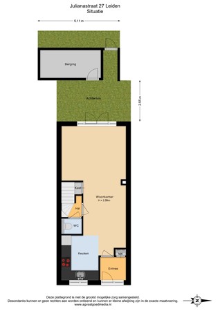 Julianastraat 27, 2316 NT Leiden - Situatie - 2D.jpg