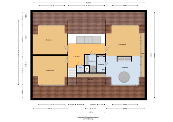 Dijkstraat 30, 2371 VG Roelofarendsveen - Tweede verdieping - 2D.jpg