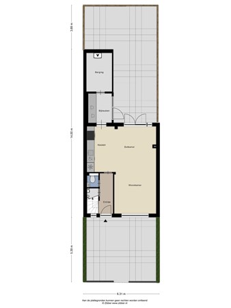 Floorplan - Duifstraat 16, 5022 AN Tilburg