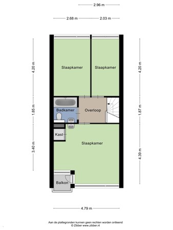 Floorplan - Postelse Hoeflaan 52, 5042 KK Tilburg