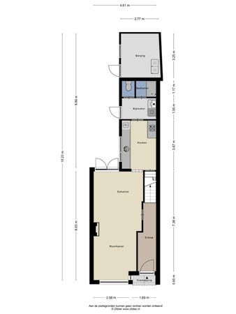 Floorplan - Lieven de Keijstraat 9, 5041 GT Tilburg