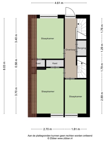 Floorplan - Lieven de Keijstraat 9, 5041 GT Tilburg