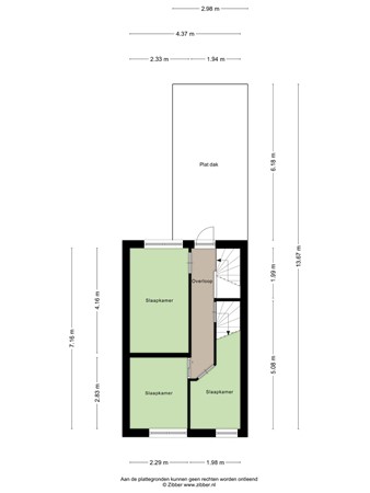 Floorplan - Van Goorstraat 38, 5014 MH Tilburg
